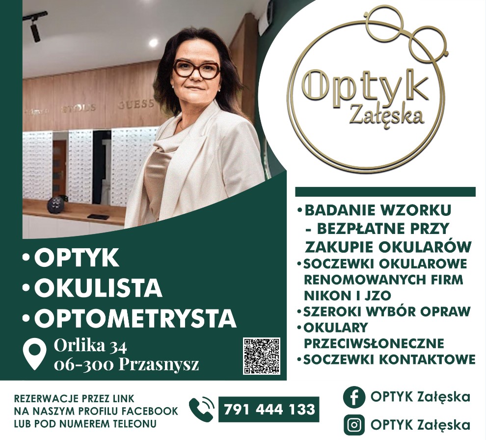Optyk Załęska Magdalena Załęska - optyczny PRZASNYSZ optyczny PRZASNYSZ